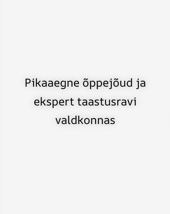 Pikaaegne õppejõud ja ekspert taastusravi valdkonnas
